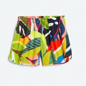 🌸🦜 Trina Turk Dazzle Shorts multicolor tropical palm print